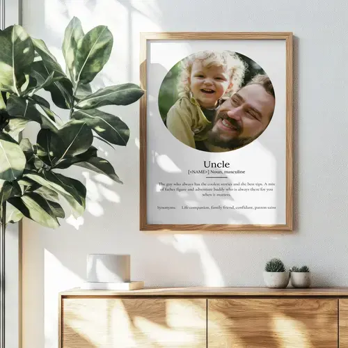 Uncle Definition Poster – Personalized Gift