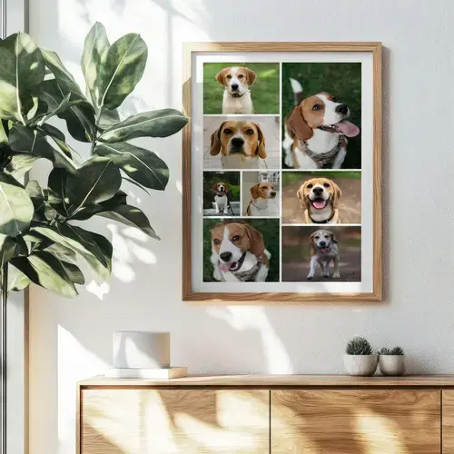 Dog Photo Collage with Custom Layouts