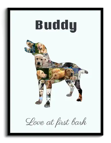 Create Your Own Labrador Photo Collage: Personalize with Photos & Text