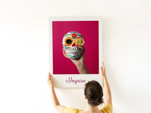 Customizable Art Poster with Text