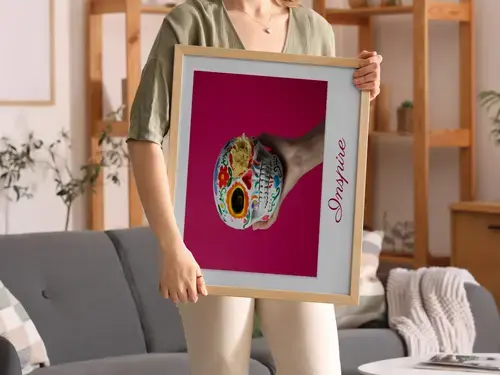 Customizable Art Poster with Text