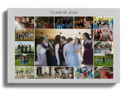 Graduation Photo Collage Template