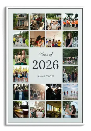 Graduation Photo Collage Template