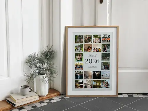 Graduation Photo Collage Template