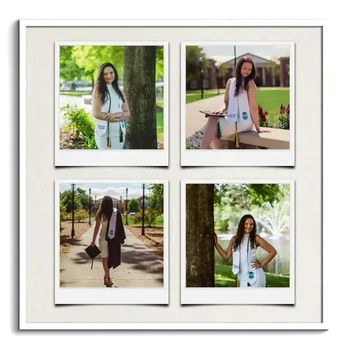 Graduation Photo Collage with Custom Text