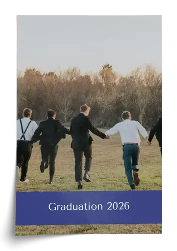 Graduation Photo Collage with Custom Text
