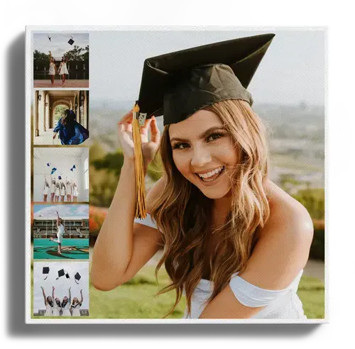 Graduation Photo Collage with Custom Text