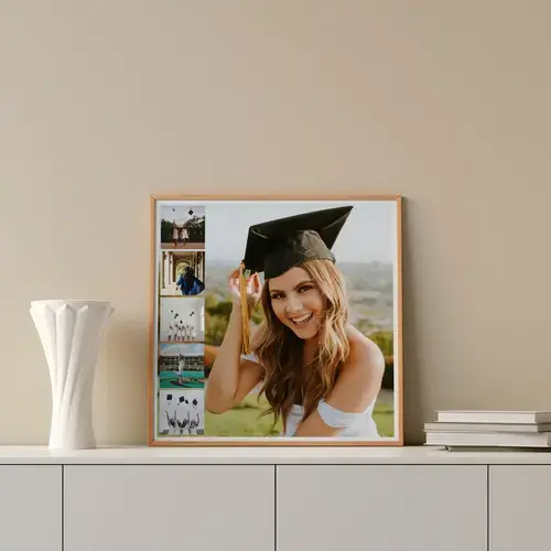 Graduation Photo Collage with Custom Text