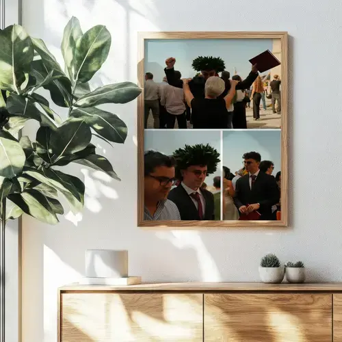 Graduation Photo Collage with Custom Text