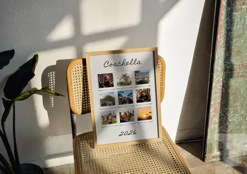 Festival Photo Collage with Custom Text