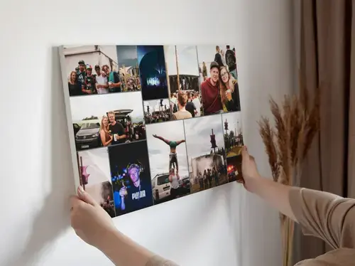 Festival Photo Collage with Custom Text