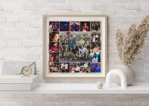 Festival Photo Collage with Custom Text