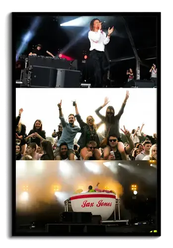 Festival Photo Collage with Custom Text