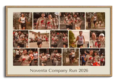 Corporate Run Photo Collage Template