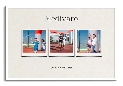 Corporate Run Photo Collage Template