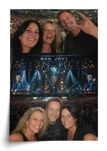 Concert Photo Collage with Custom Text