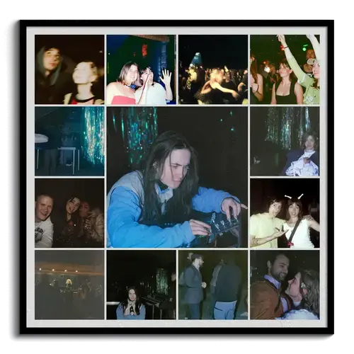 Concert Photo Collage with Custom Text