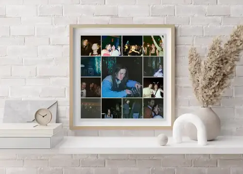 Concert Photo Collage with Custom Text