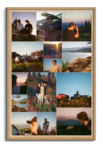 Road Trip Travel Photo Collage Template