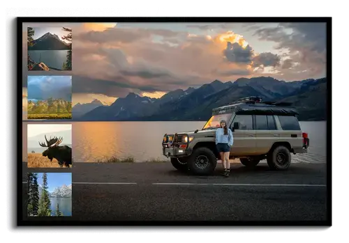 Road Trip Travel Photo Collage Template