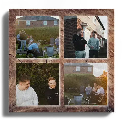Summer Party Photo Collage Template