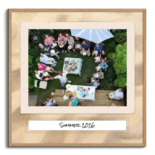 Summer Party Photo Collage Template