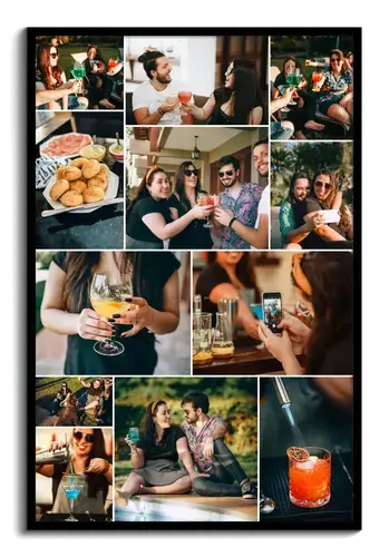 Summer Party Photo Collage Template