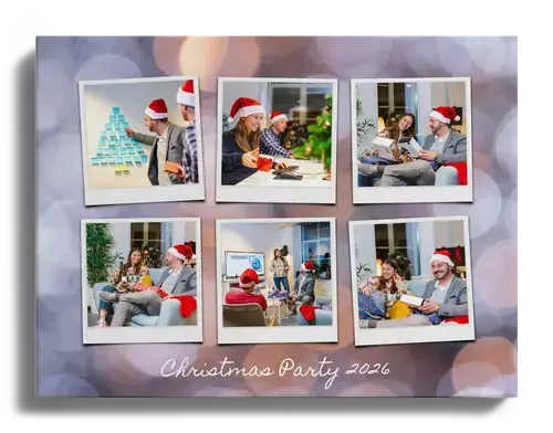 Corporate Christmas Party Photo Collage