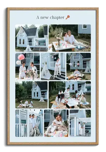 Housewarming Photo Collage Poster
