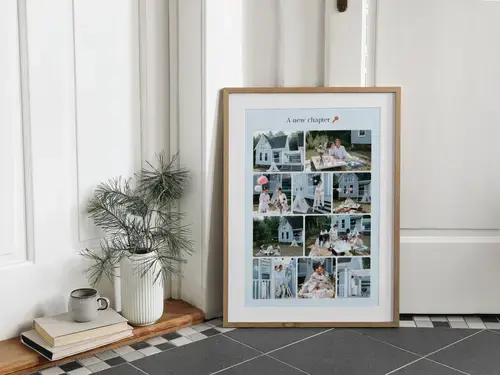 Housewarming Photo Collage Poster