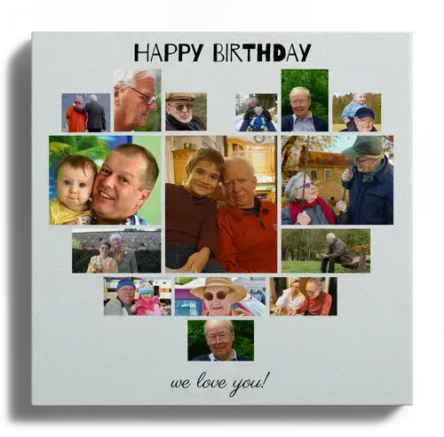 Create a Heart Photo Collage Gift for Loved Ones