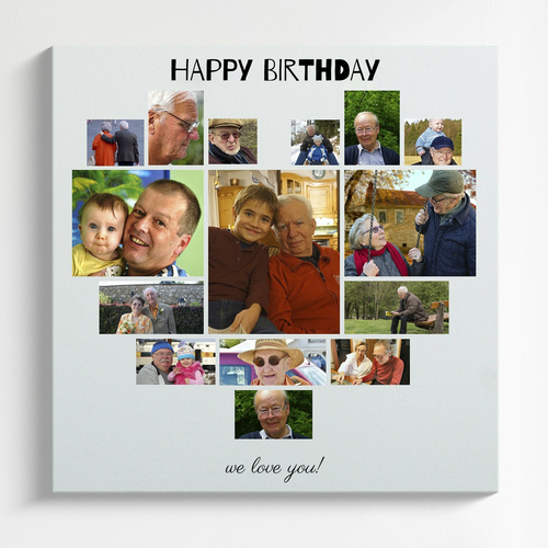 Create a Heart Photo Collage Gift for Loved Ones