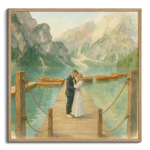 Photo to AI Art Conversion - Watercolor & More