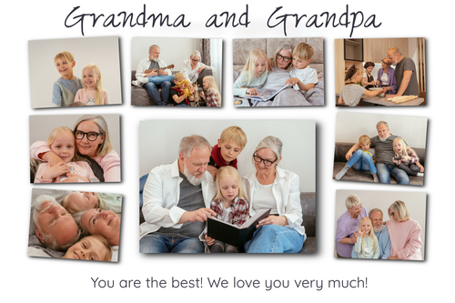 Create Personalized Photo Collage for Grandparents - Perfect Gift for Any Occasion