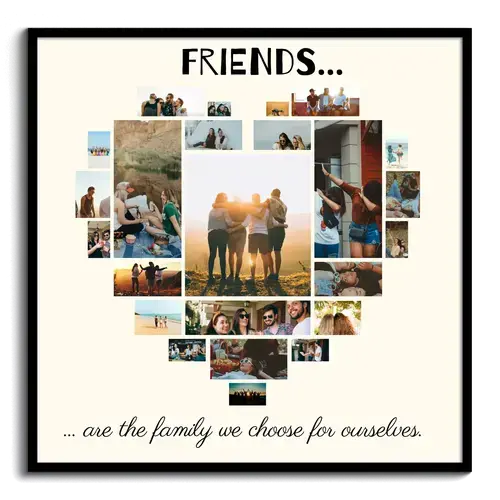 Photo Collage Heart Friendship