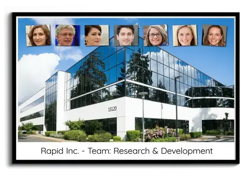 Create Your Custom Team Photo Collage on Alu-Dibond for Your Business Display