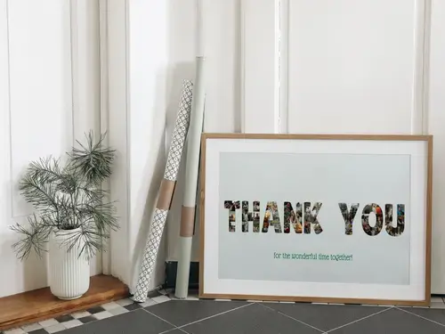 "DANK YOU Photo Collage Poster"
