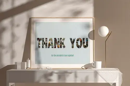 "DANK YOU Photo Collage Poster"