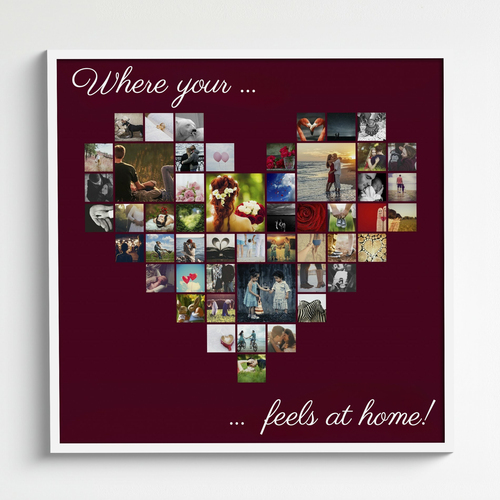 Create a Personalized Heart Collage - Capture Your Special Memories