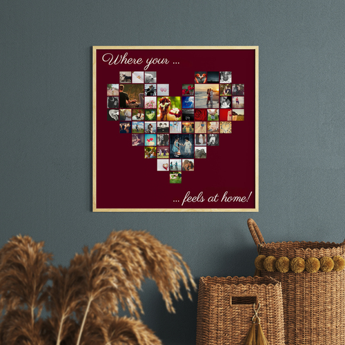 Create a Personalized Heart Collage - Capture Your Special Memories