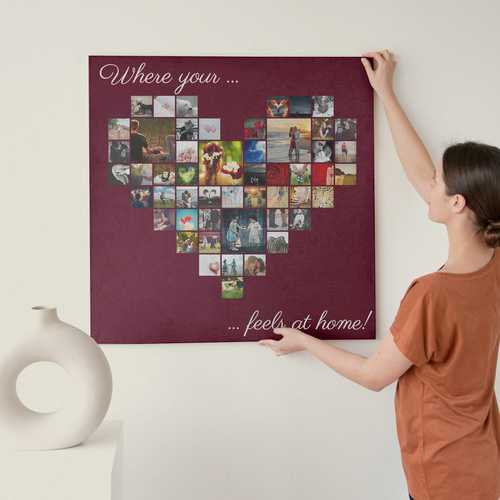 Create a Personalized Heart Collage - Capture Your Special Memories