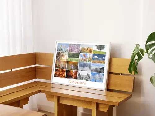 Seasonal Nature & Wildlife Collage Prints