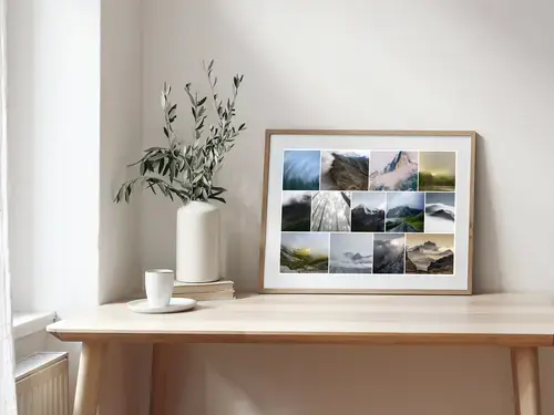 Nature's Splendor: Fog & Storm Premium Collage