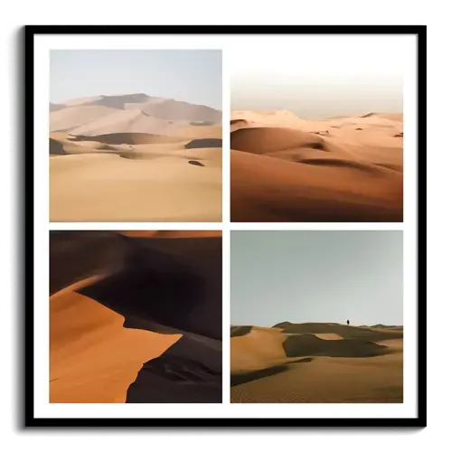 Desert and Glacier Phenomena Collage Prints