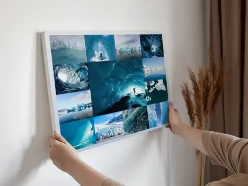 Desert and Glacier Phenomena Collage Prints