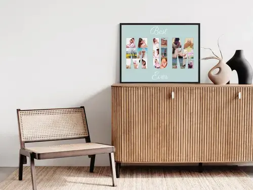 Photo Collage "Best Mum Ever" Customizable