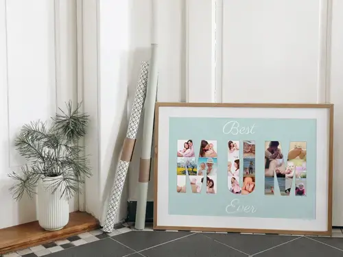 Photo Collage "Best Mum Ever" Customizable