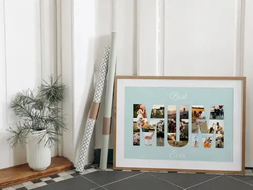 Photo Collage "Best Mum Ever" Customizable