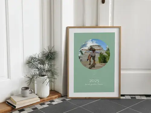 Travel Photo Collage with Custom Backgrounds