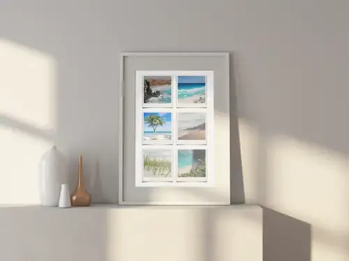 Polaroid Nature Collage - Seasonal Memories